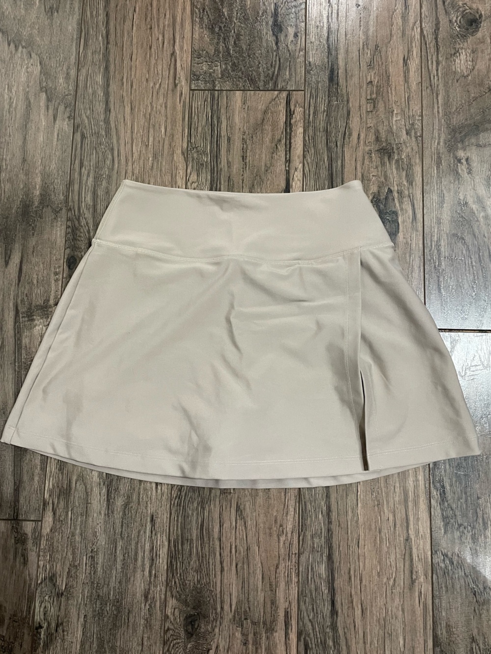Abercrombie & Fitch Cream Athletic Skort
